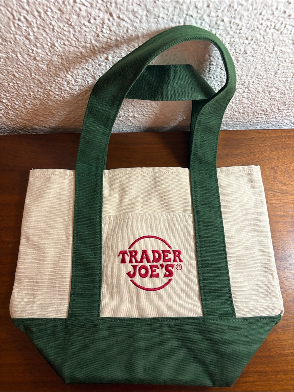 Trader Joe’s Dark Green Mini Tote Bag